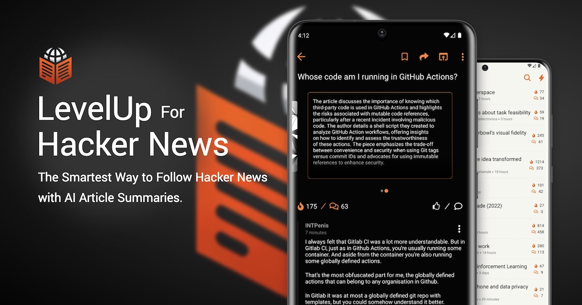 LevelUp for Hacker News - AI-Powered News Client